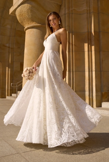 Cambria - Maxibrautkleid mit Spitze