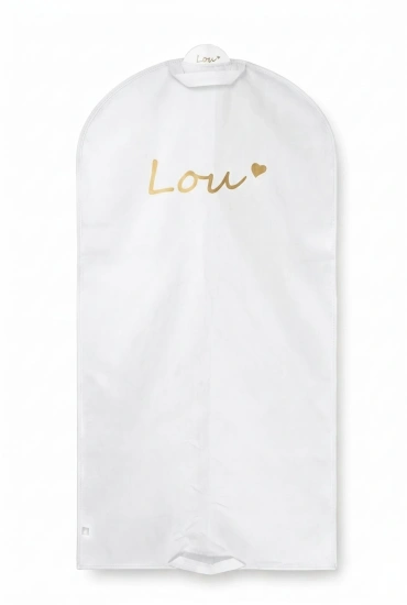 Lou – langer weißer Kleidersack