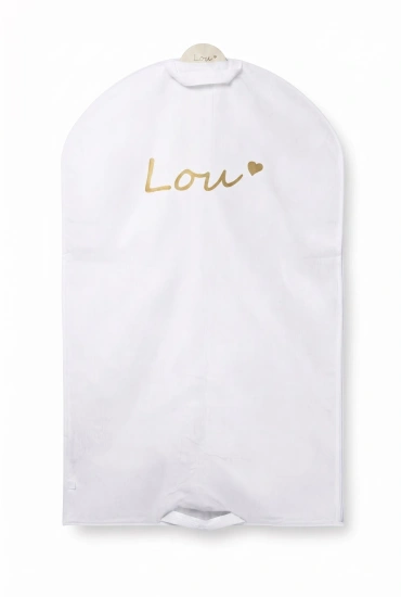 Lou – kurzer weißer Kleidersack