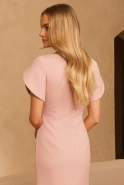 Vendula – pink maxi dress with loose sleeves