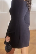 Sancha - Schwarzes Minikleid