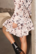 Anabel - a petite dress with an interesting print