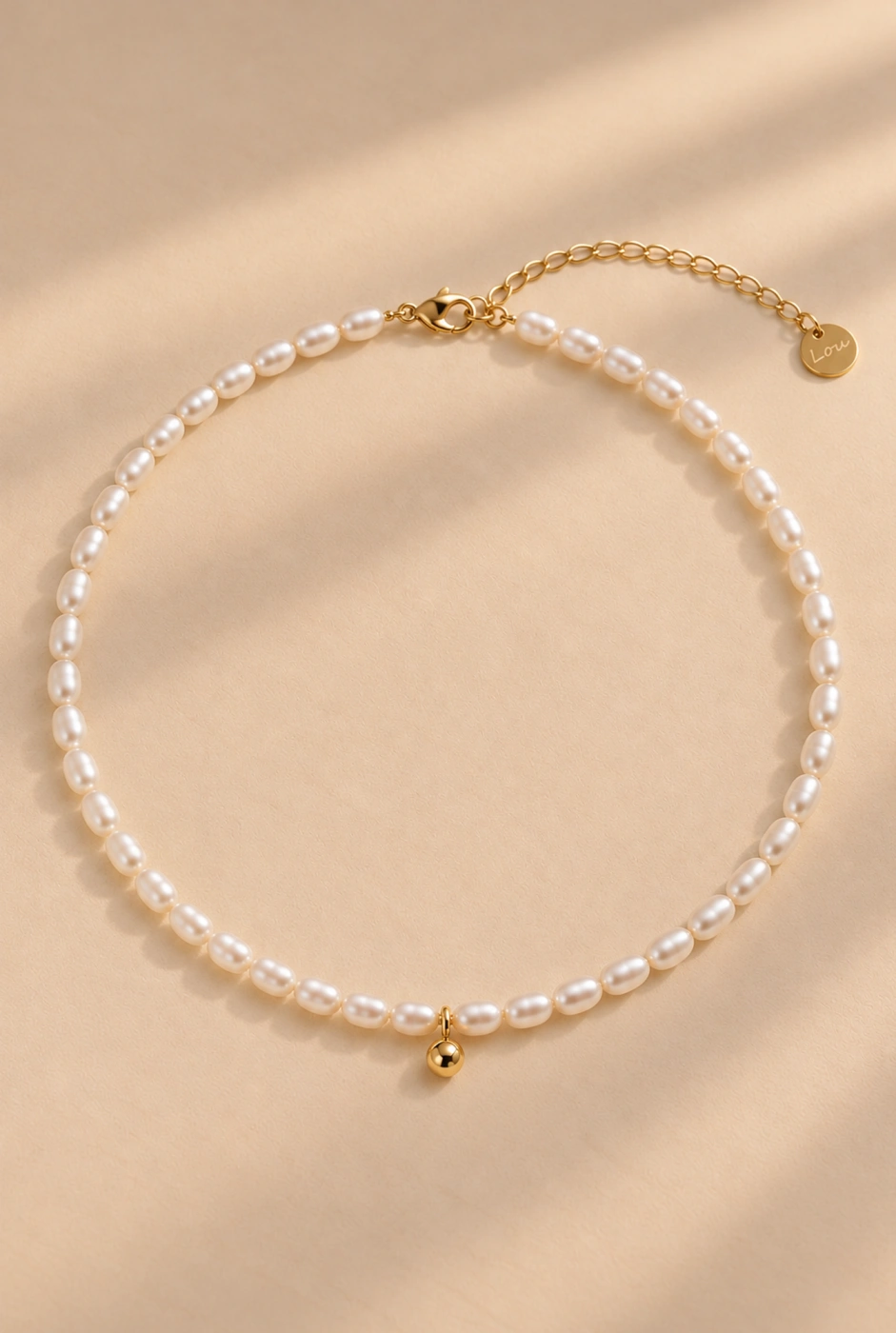Anya – Choker aus Naturperlen