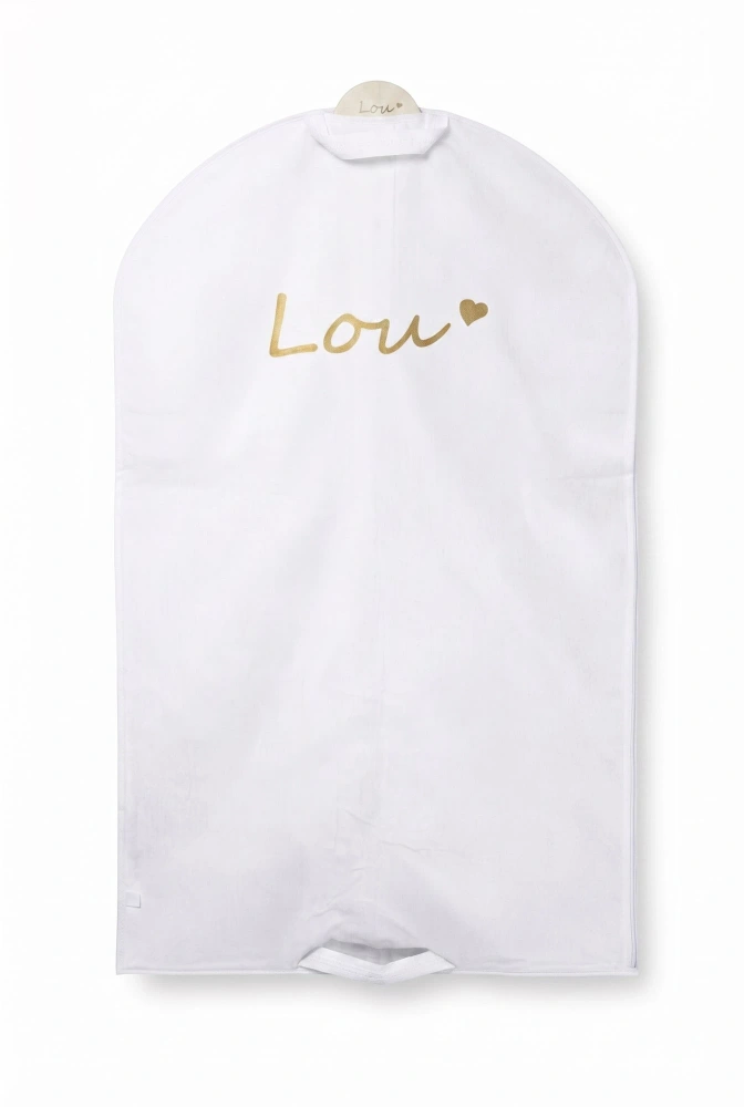 Lou – kurzer weißer Kleidersack
