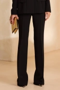 Sevil – schwarze Hose mit hohem Bund