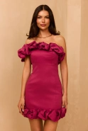 Glenn – Minikleid mit Rüschen