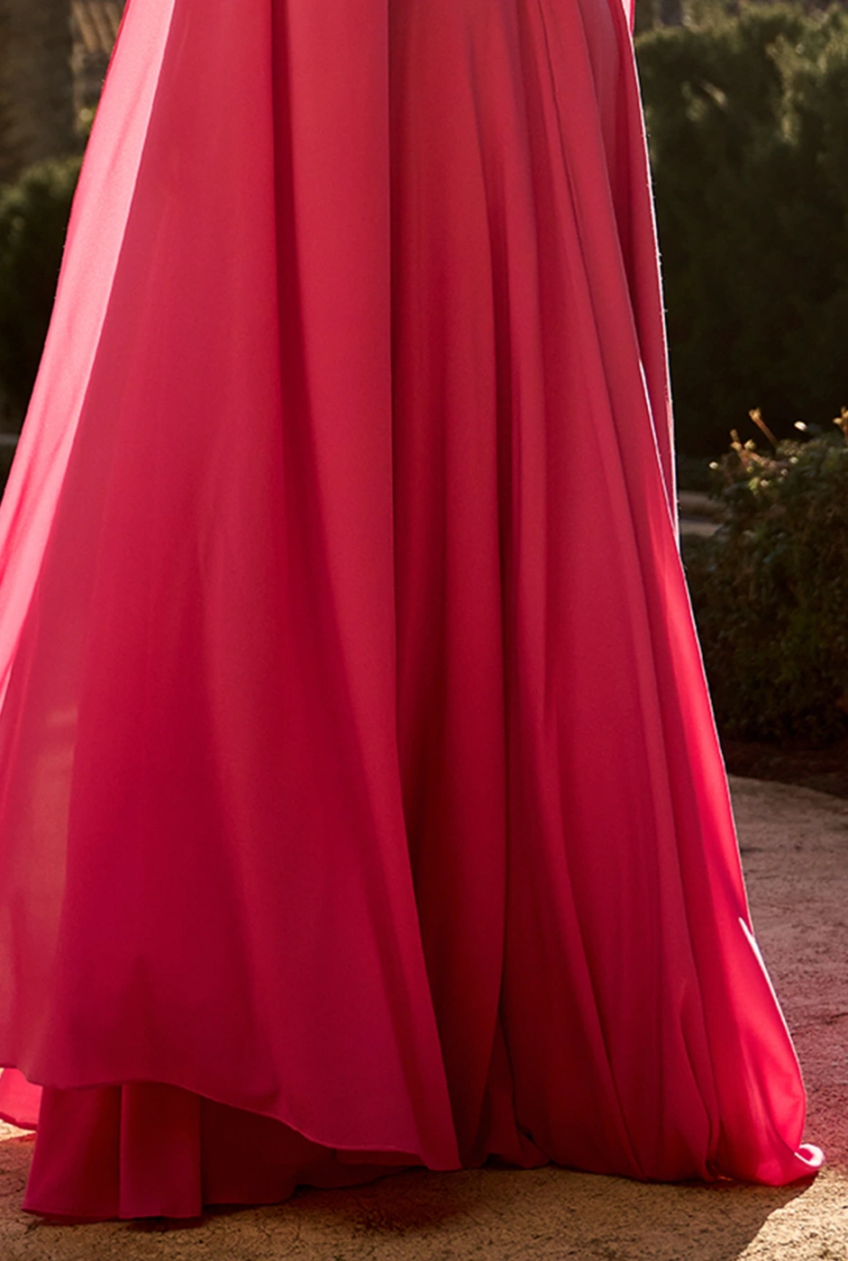 Oriana – Korsett-Maxikleid mit weiten Ärmeln