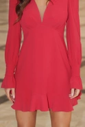 Hoshi - Rotes Rüschenkleid