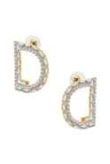 Zure - gold-plated earrings with zircons