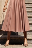 Cosala – corset midi dress with floral embellishment