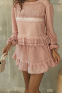 Mindy Trainingsanzug - ein zartes Set in einem rosa Farbton