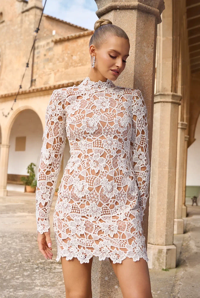 Cristi - Minikleid aus Spitze