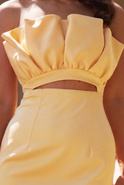 Larissa - Minikleid mit Bügelkorsett, abnehmbaren Trägern und Reißverschluss