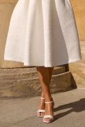Skyler - corseted midi wedding dress with lace