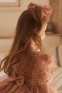 Kimi - Kinder-Minikleid mit Buffs und Zierschleife