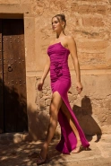 Marleta - Maxikleid mit Korsett und drapiertem Bügel