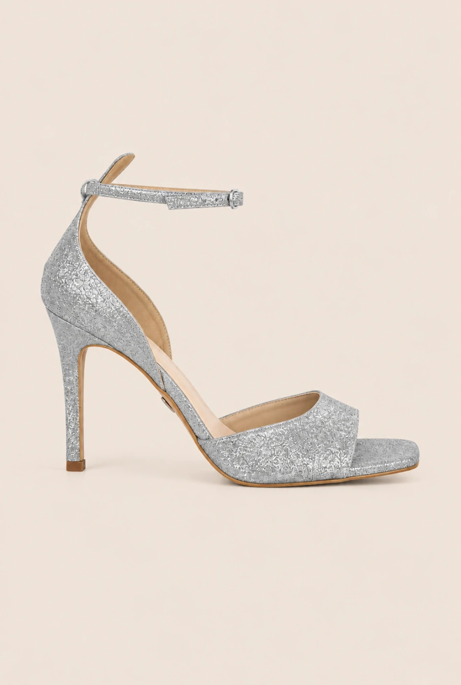 Atilla - Silver Glitter Sandals