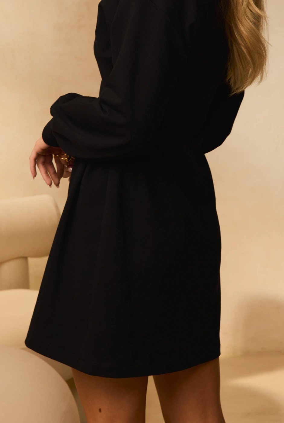 Cosma – mini sweatshirt dress with a loose fit