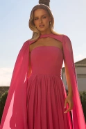 Oriana – Korsett-Maxikleid mit weiten Ärmeln