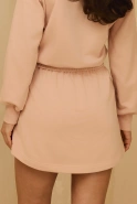 Mariko Set - Lose Bluse und Minirock mit eingenähten Shorts