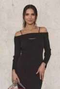 Francesca - knitted midi set in black