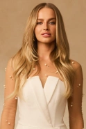 Elayna – bodysuit with pearl embellishments