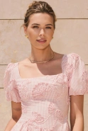 Alika – gestreiftes Mini-Baumwollkleid mit versteckten Shorts