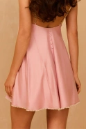 Toleda – Minikleid mit Perlen-Trägern