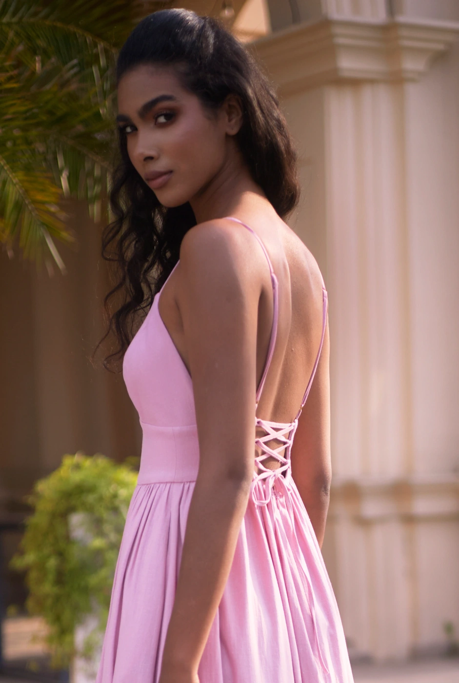 Kamalla Rosa - Harmonie von Rosa in einem Maxikleid