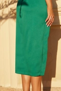 Veer - Two-Piece Midi Set with Corset Top and Envelope Skirt