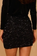 Usilia – black set: top + skirt