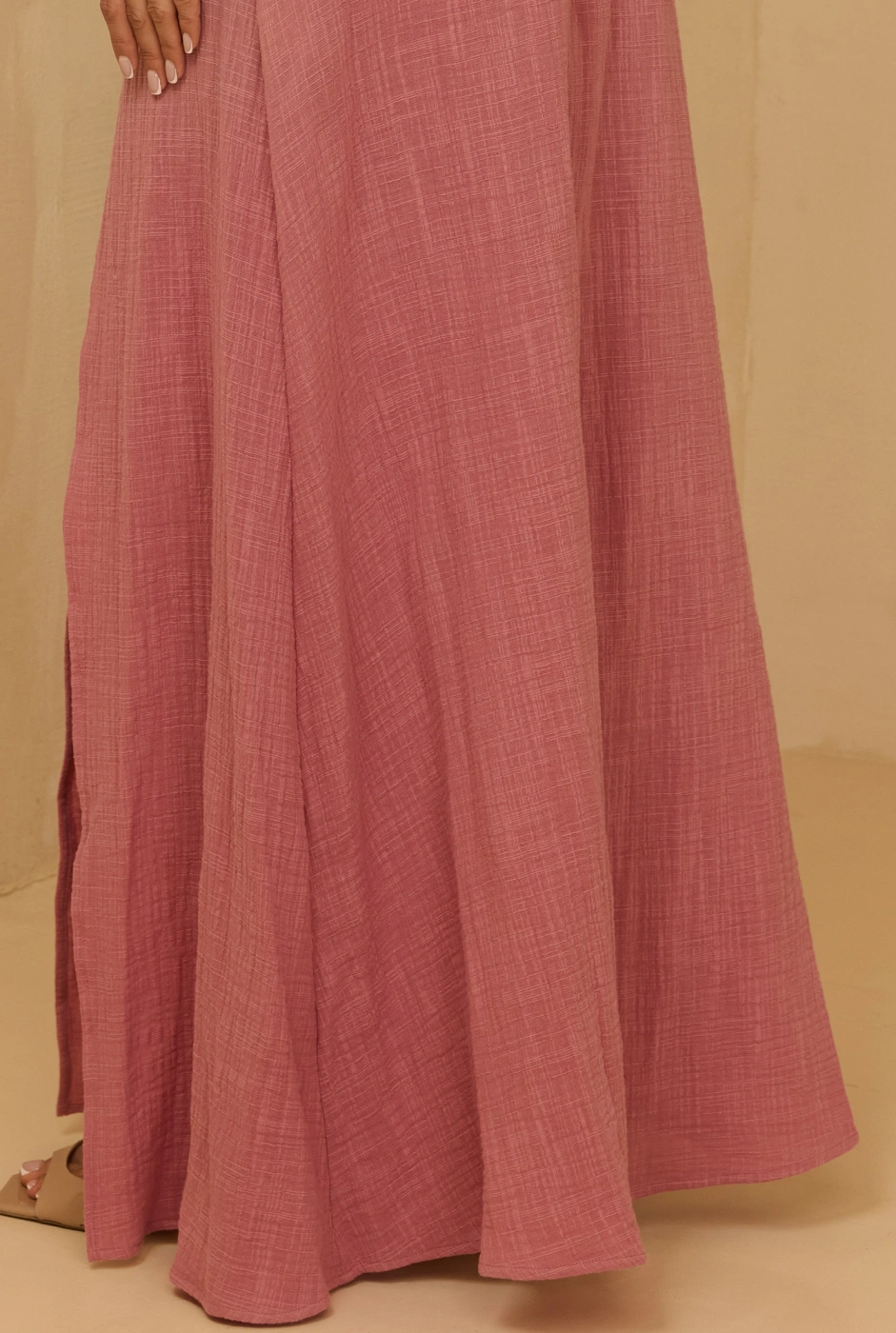 Vernon - Asymmetrisches Set in Dirty Pink