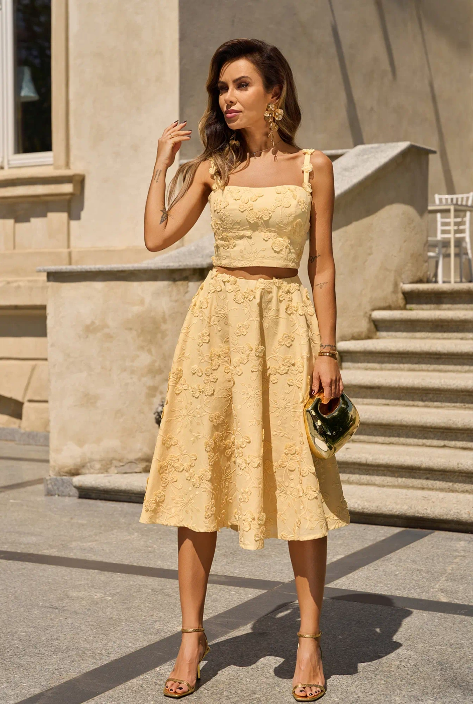 Melisa - set of top + skirt