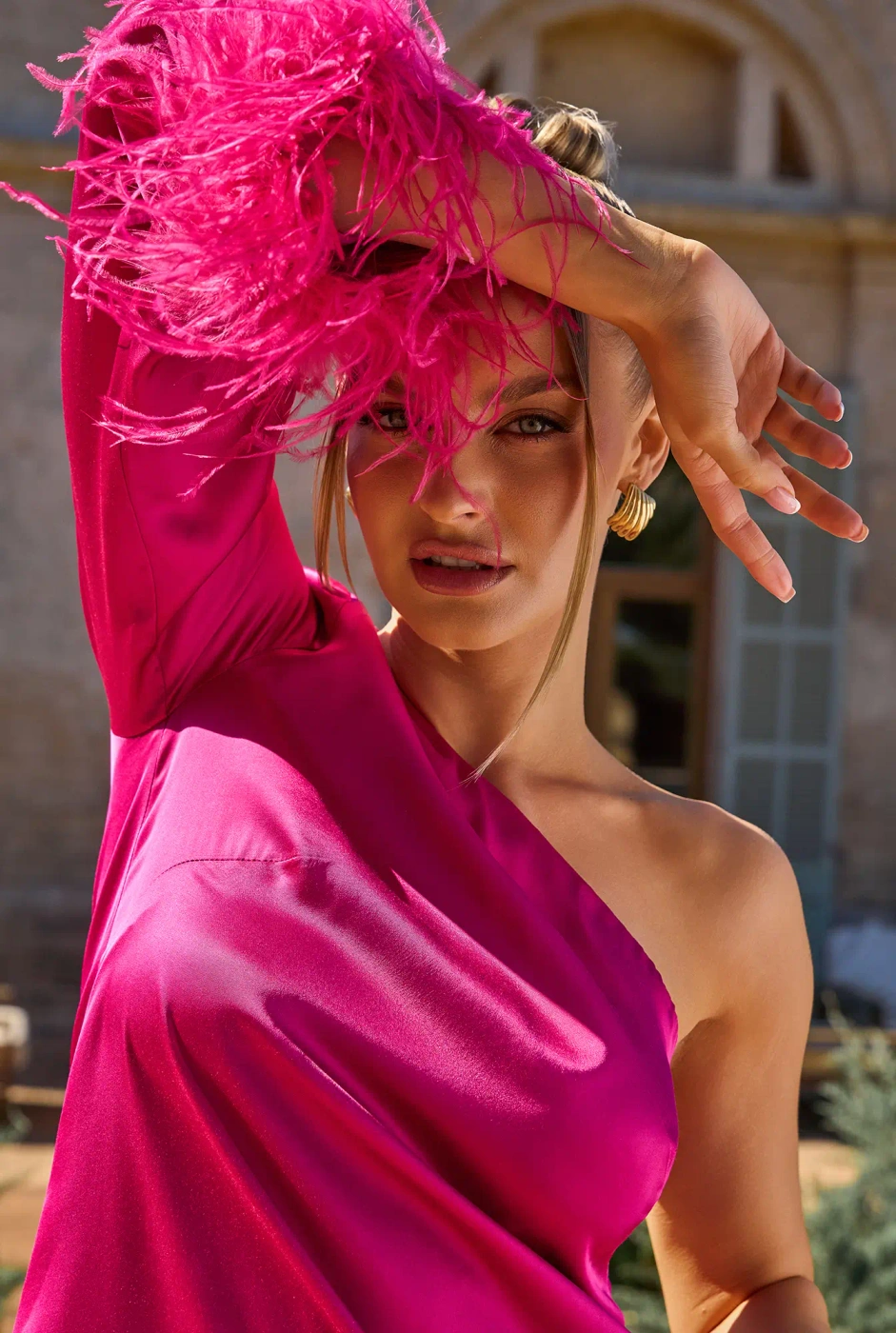 Pamela - asymmetrisches Minikleid