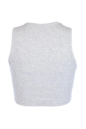 Saura - a short marl strapless top