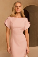 Vendula – pink maxi dress with loose sleeves