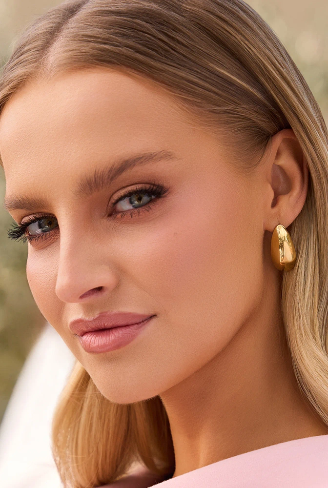 Tical - vergoldete Stahlohrringe