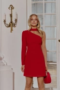 Handi - asymmetrical mini dress
