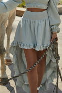 Amber Green set - boho set in a shade of olive