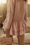 Mira - sweatshirt skirt with ruffles
