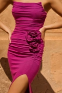 Marleta - Maxikleid mit Korsett und drapiertem Bügel