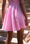 Nilda - Mini-Cocktailkleid in Puderrosa