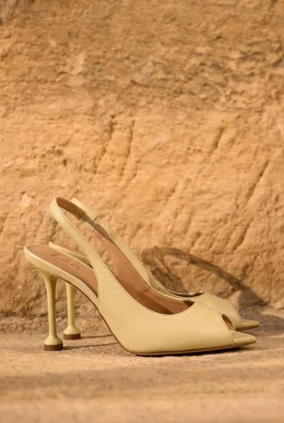 Speed – buttergelbe Pumps mit schmalem Absatz und stabiler Verarbeitung