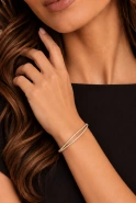 Noir – Armband mit funkelnden Zirkonia