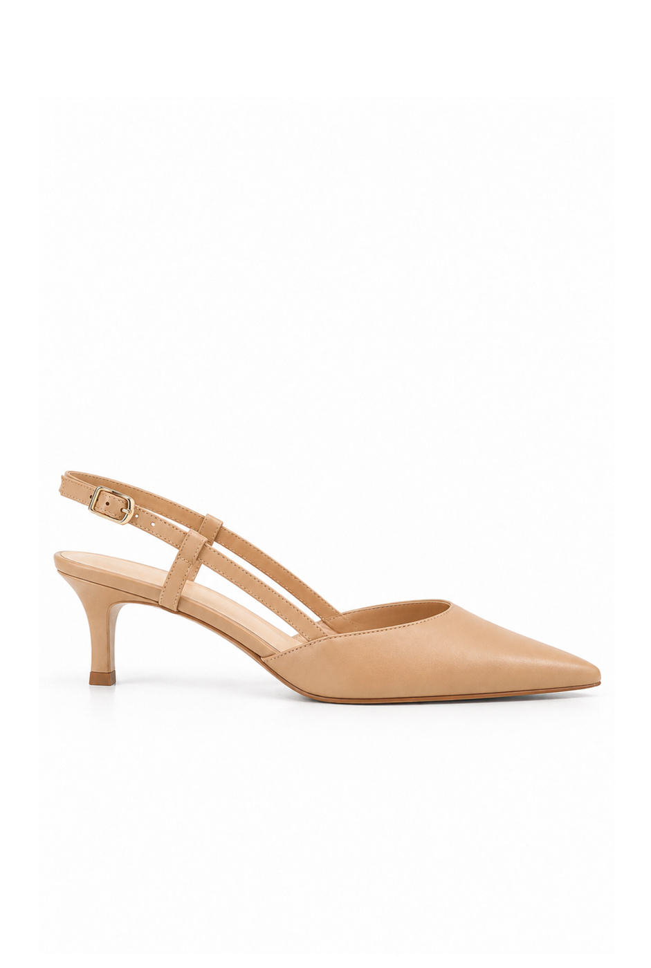 Vianna – beige low-heel pumps