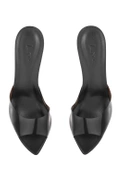 Femi - Black heels with transparent strap