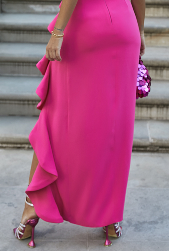 Fernanda Rosa - Maxikleid in intensivem Rosa