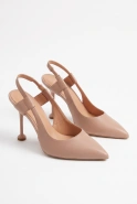 Rucci – Pumps in Nude mit schmalem Stilettoabsatz