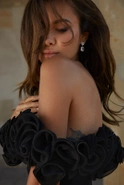 Graft - Elegant Dress with Floral Embellishment