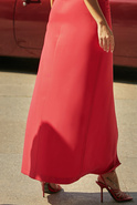 Fallon Red - the classic of red in a maxi dress